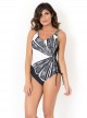 Maillot de bain sculptant 1 pièce - Diana Laces - City Shore - Miradonna