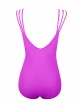 Maillot de bain sculptant 1 pièce Mirabasic Urania - Violet - Miradonna
