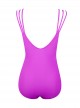 Maillot de bain sculptant 1 pièce Mirabasic Urania - Violet - Miradonna