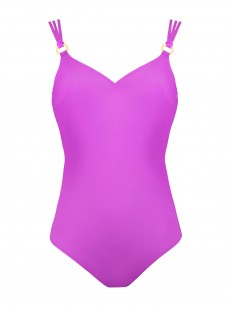 Maillot de bain sculptant 1 pièce Mirabasic Urania - Violet - Miradonna