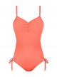 Maillot de bain sculptant 1 pièce Mirabasic Venus - Mandarine - Miradonna