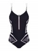 Maillot de bain sculptant 1 pièce - Diana Zip - City Shore - Miradonna