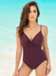 Maillot de bain gainant Love Knot Bordeaux - Rock Solid - "M" - Miraclesuit Swimwear