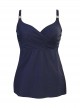 Tankini Surplice bleu nuit - Solid - "M" - Miraclesuit Swimwear