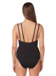 Maillot de bain lissant 1 pièce Aquila Noir - Milky Way - Amoressa	