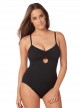 Maillot de bain lissant 1 pièce Nothern Cross Noir - Eclipse - Amoressa	