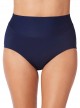 Culotte de bain taille extra-haute Martini Bleu Marine - Comet - Amoressa