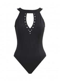 Maillot de bain lissant 1 pièce Linda Noir - Freedom - Amoressa