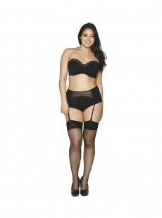 Culotte taille haute Deluxe Noir Amande - Curvy Kate Lingerie