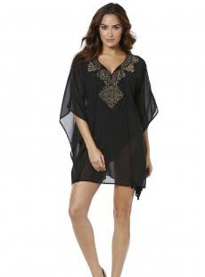 Caftan brodé - Petal to The metal - "M - Miraclesuit swimwear