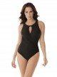 Maillot de bain 1 pièce gainant Arden noir - Rock Solid - " M " - Miraclesuit Swimwear