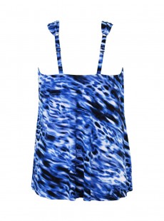 Tankini Dazzle Imprimé bleu - Lynx Lazuli - " M " - Miraclesuit Swimwear