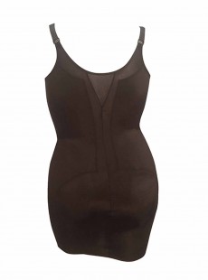 Fond de robe torsette gainant extra ferme Noir - Wyob Flexible Fit - Miraclesuit Shapewear