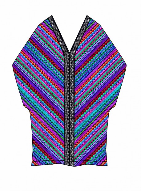 Caftan Multicolor - Carnivale - "M" - Miraclesuit swimwear