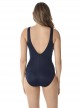 Maillot de bain gainant Crossover Bleu Nuit - Illusionists - "W" -Miraclesuit Swimwear