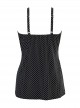 Love Knot Tankini Top Noir et Blanc - Pin Point - "FC" - Miraclesuit Swimwear