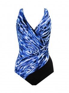 Maillot de bain 1 pièce gainant Oceanus - Lynx Lazuli - " M " - Miraclesuit Swimwear