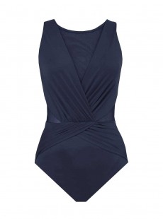 Maillot de bain gainant Palma Bleu nuit - Illustionists - "M" -Miraclesuit Swimwear 