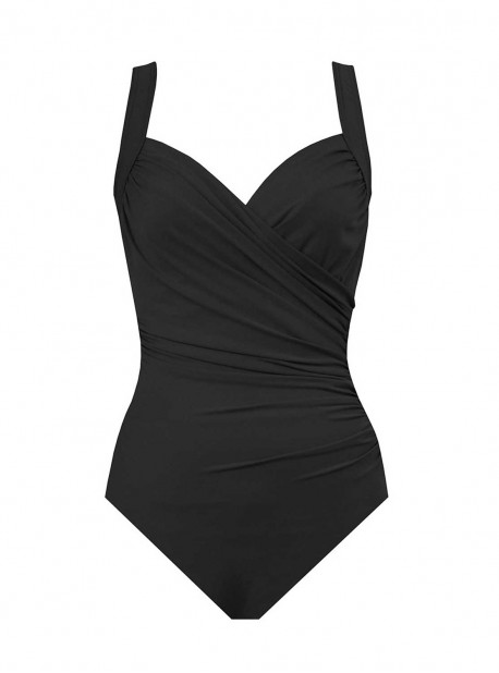 Maillot de bain gainant Sanibel Noir - Must haves -  "W" -Miraclesuit Swimwear