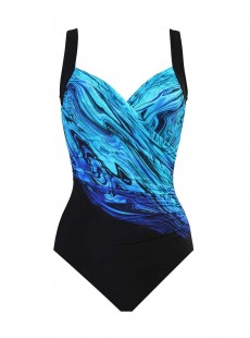 Maillot de bain gainant Sanibel - Blue Pointe -"M" -Miraclesuit Swimwear