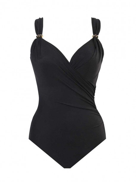 Maillot de bain gainant Siren Noir -Razzle Dazzle -  "M" -Miraclesuit Swimwear