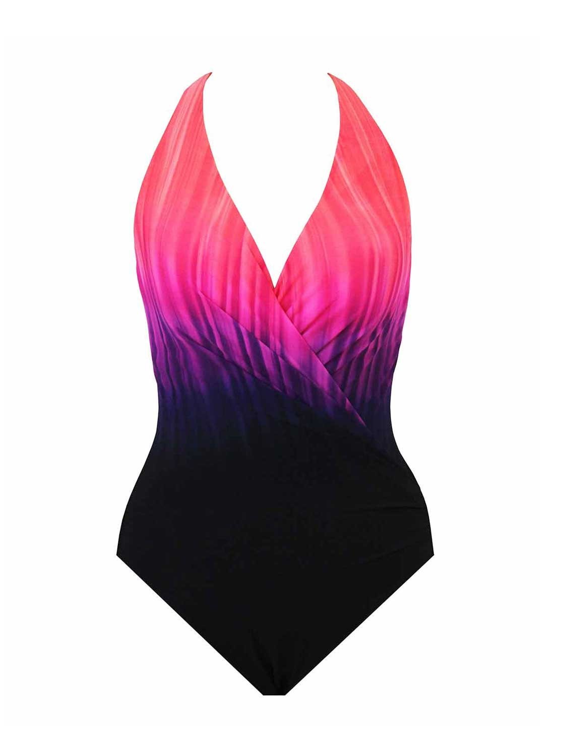 Maillot de bain gainant Wrapsody Sunrise Belle Trois Sunrise "M" Miraclesuit swimwear