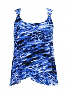 Tankini Dazzle Imprimé bleu - Lynx Lazuli - " M " - Miraclesuit Swimwear