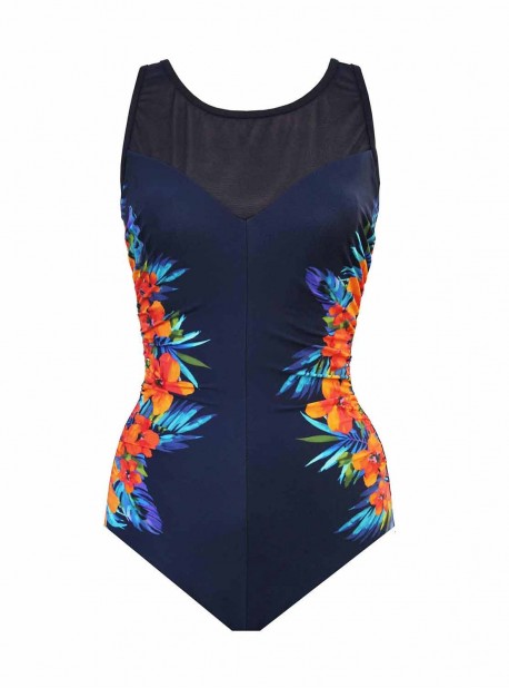 Maillot de bain gainant Fascination - Samoan Sunset - "M" -Miraclesuit Swimwear 