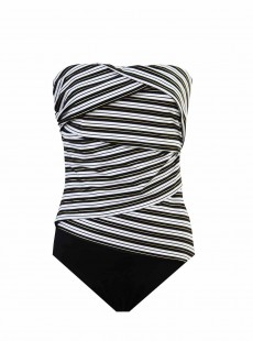 Maillot de bain gainant Muse  - Mayan Stripe - "M" - Miraclesuit swimwear
