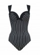 Maillot de bain gainant Cinderella Stripe a Lot - "M" - Miraclesuit