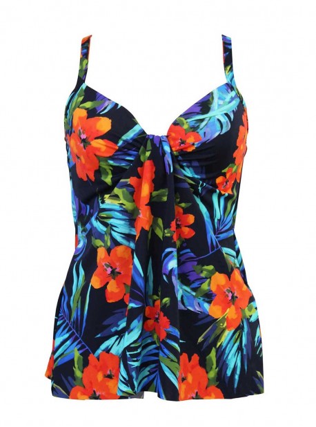 Tankini Marina - Samoan Sunset  - "M" - Miraclesuit Swimwear