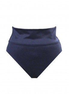 Culotte de maillot de bain bleu nuit à revers - Solid - "M" -Miraclesuit Swimwear