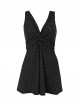 Robe de bain gainante Marais Noire - Must haves - Pin point - "W" -Miraclesuit Swimwear