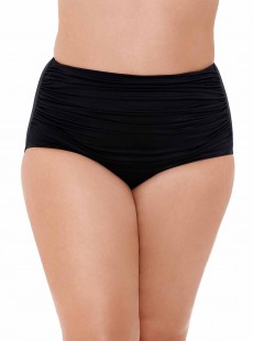 Culotte de bain Noire Norma-Jean -Solid -  "M" - Miraclesuit Swimwear