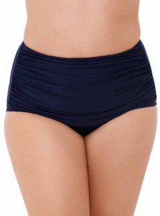 Culotte de maillot de bain bleu nuit Norma-Jean - Solid - "M" - Miraclesuit Swimwear