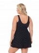 Robe de bain gainante Marais Noire - Must haves - Pin point - "W" -Miraclesuit Swimwear