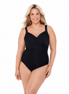 Maillot de bain gainant Sanibel Noir - Must haves -  "W" -Miraclesuit Swimwear