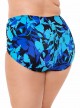 Culotte de bain gainante taille-haute Norma-Jean Retro Bleu - Petal Play - "M" - Miraclesuit Swimwea