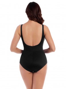 Maillot de bain gainant Oceanus Noir - Solid -  "FC" -Miraclesuit Swimwear