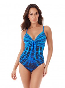 Maillot de bain gainant Pin-Up Multicolor - The Beach Goes On - "M" - Miraclesuit swimwear