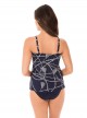 Love Knot Tankini Top Bleu Nuit - Thoroughbred - "M" - Miraclesuit swimwear