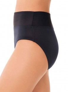 Culotte de maillot de bain bleu nuit à revers - Solid - "M" -Miraclesuit Swimwear