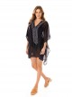 Caftan Noir et Blanc - Stitch Mix - "M" - Miraclesuit Swimwear