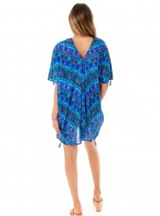 Caftan Bleu - Blue Curacao - "M" - Miraclesuit swimwear