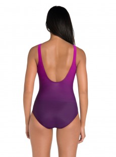 Maillot de bain gainant Jillian Dip Dye Mûre - "M"