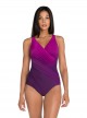 Maillot de bain gainant Jillian Dip Dye Mûre - "M"