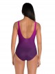 Maillot de bain gainant Jillian Dip Dye Mûre - Grandes tailles "W"