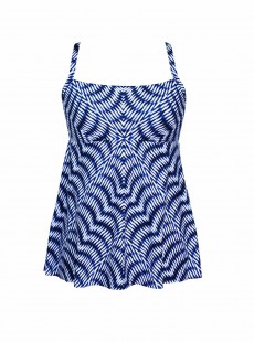 Kami Tankini Top Bleu - Hypnotique - "M" - Miraclesuit swimwear