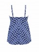 Kami Tankini Top Bleu - Hypnotique - "M" - Miraclesuit swimwear