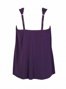 Dazzle Tankini Top Violet - Razzle Dazzle - "M" - Miraclesuit Swimwear